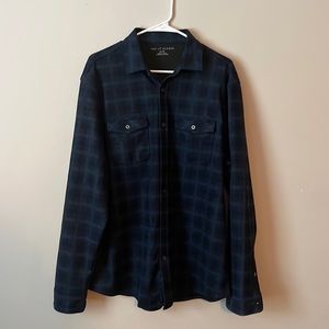 Age of Wisdom, Flannel, Long-sleeved, XL, medium weight fabric. New, Never worn.